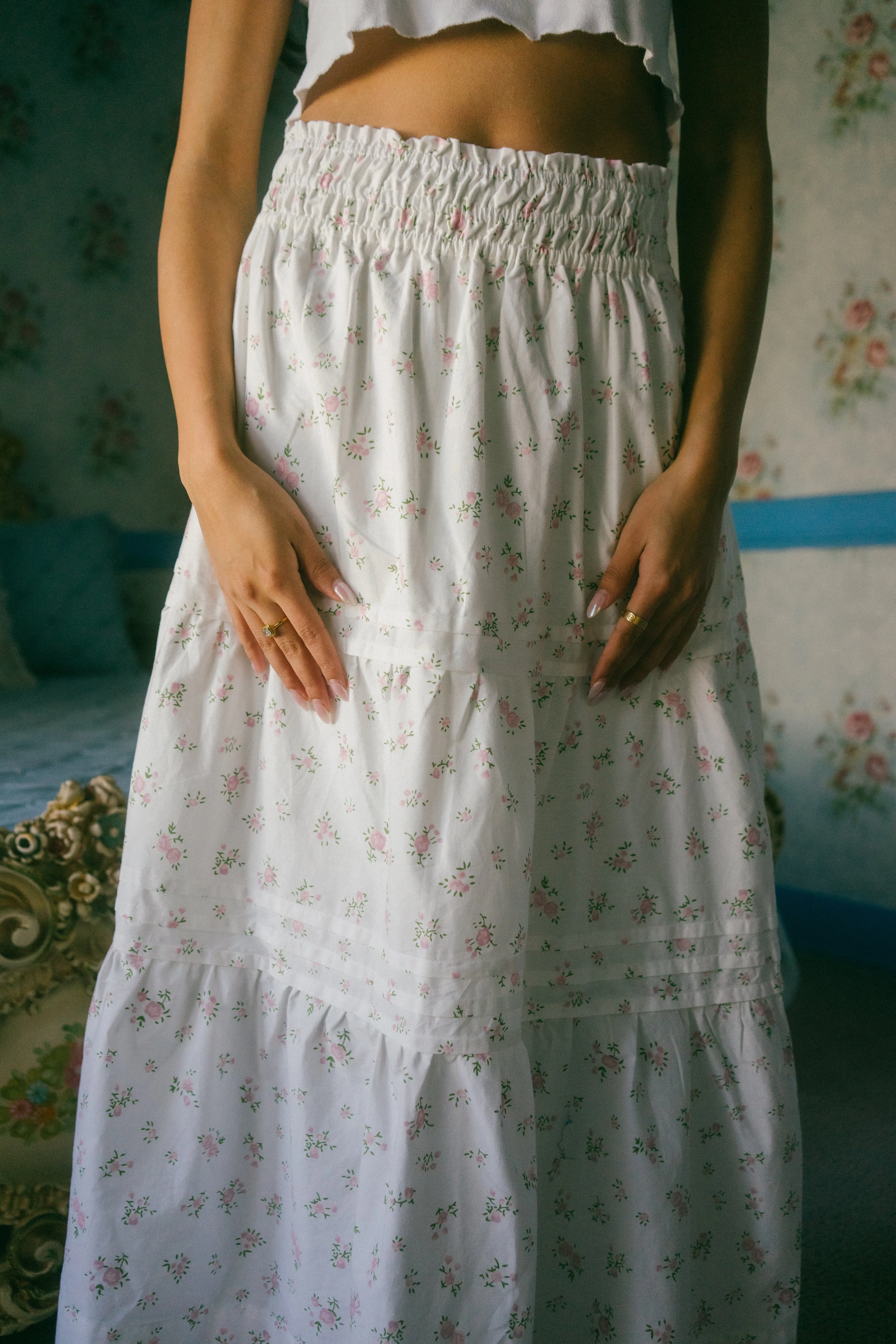 Zosia Skirt in Peony